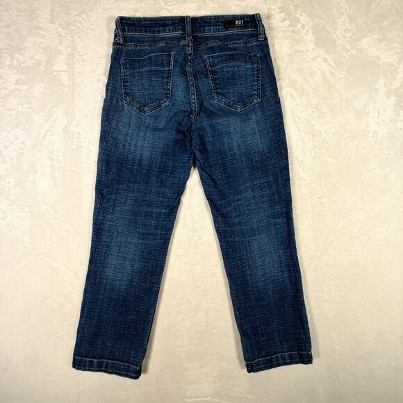 Kut From the Kloth Skinny Jeans Women Size 4 Blue Stretch Cotton Blend 5-Pockets - Picture 8 of 14